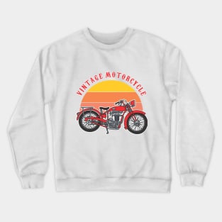 Vintage Motorcycle Crewneck Sweatshirt